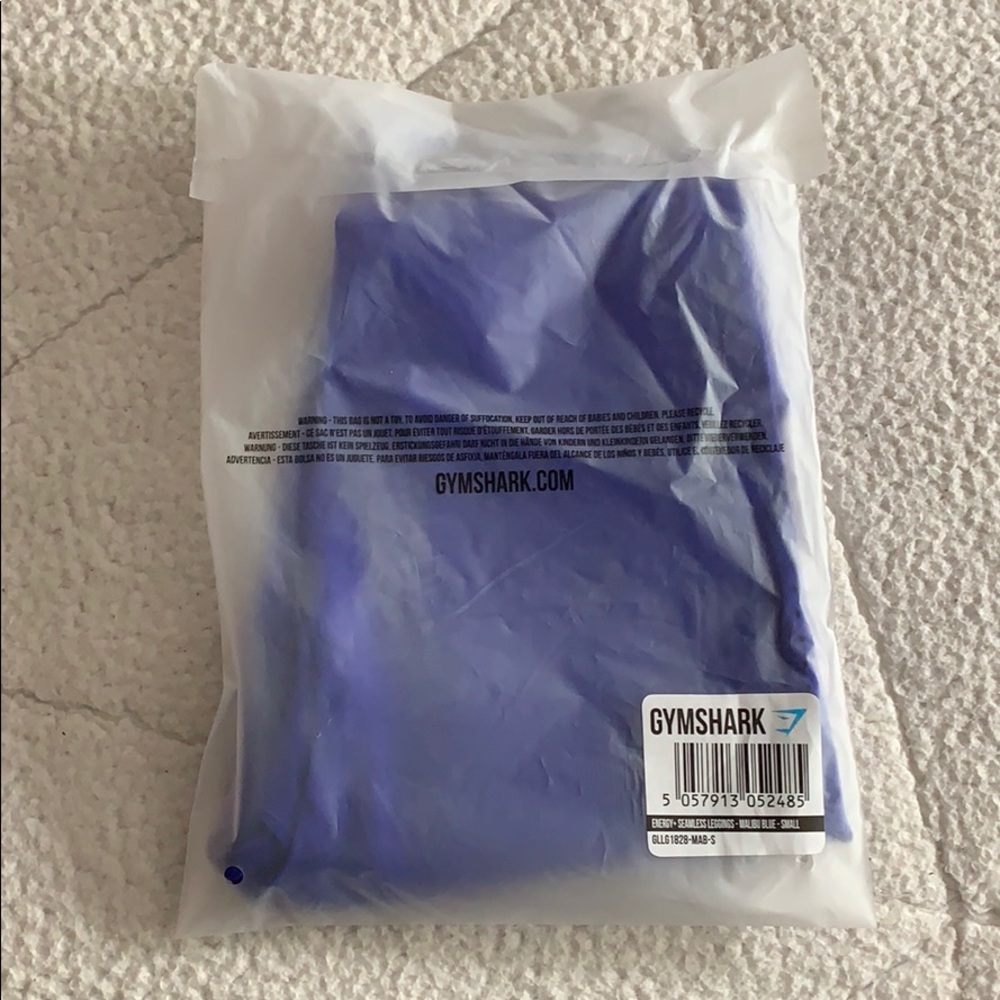 ❌ SOLD ❌ Gymshark Laser Cut Leggings - Blue SMALL